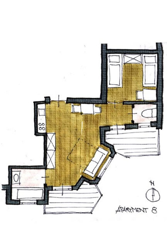 Layout Apartment 8