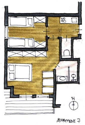 Layout Apartment 7